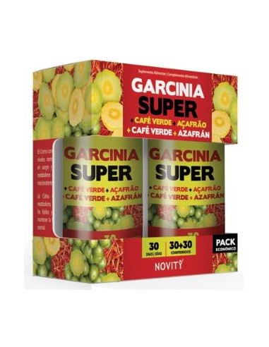 GARCINIA SUPER+CAFE VERDE+AZAFRAN SUPER 30+30comp. DIETMED