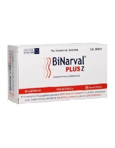 BINARVAL PLUS Z 60cap. NARVAL PHARMA, S.A.