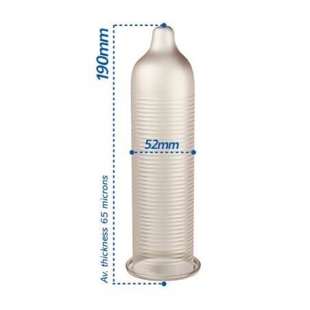 Preservativos estriados online marca Pasante Ribbed