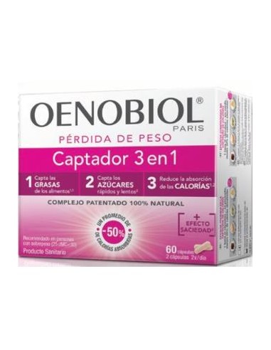 OENOBIOL captador 3 en 1 60cap.