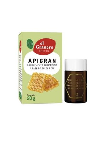 APIGRAN jalea real 20gr. BIO (REFRIGERACION) EL GRANERO