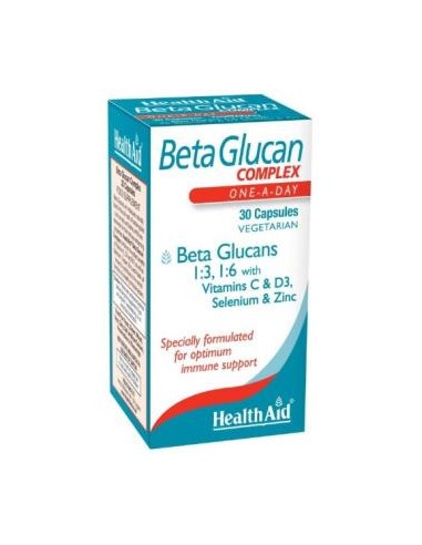 BETA GLUCAN complex 30vcap. HEALTH AID