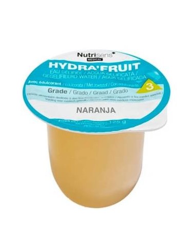 VEGENAT HYDRAFRUIT AGUA GELIFICADA naranja 24X125g