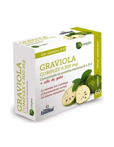 GRAVIOLA COMPLEX 4300mg. 60cap. NATURE ESSENTIAL