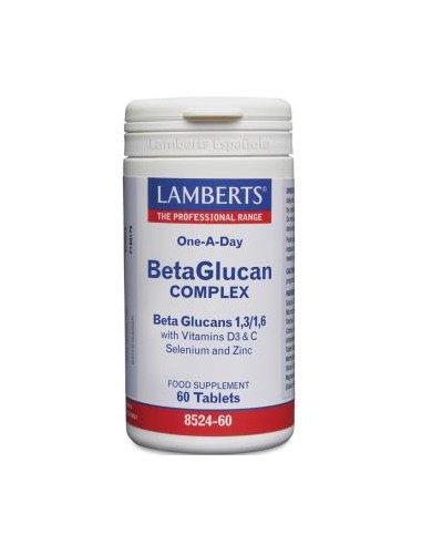 COMPLEJO BETA GLUCANOS 60cap. LAMBERTS