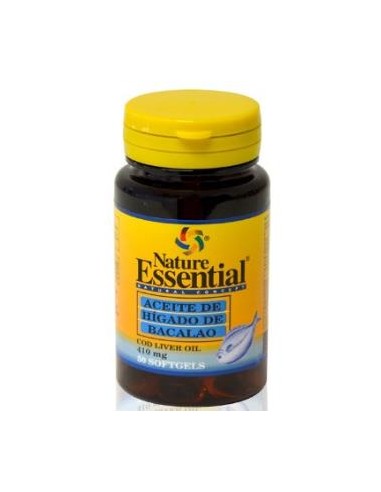 ACEITE DE HIGADO DE BACALAO 410mg. 50perlas NATURE ESSENTIAL