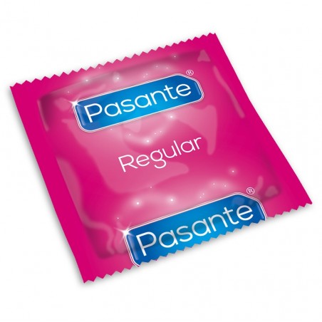 Preservativos online anatómicos marca Pasante Regular