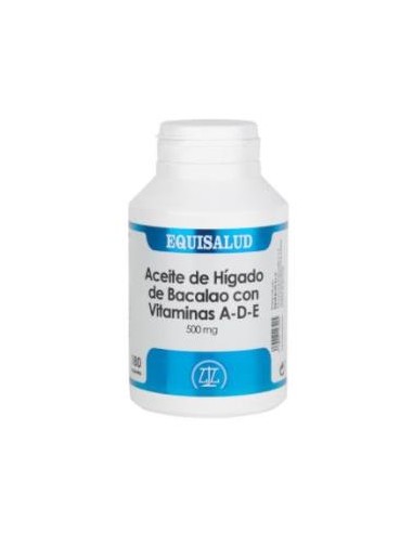 ACEITE HIGADO DE BACALAO con VIT. A, D y E 180cap. EQUISALUD