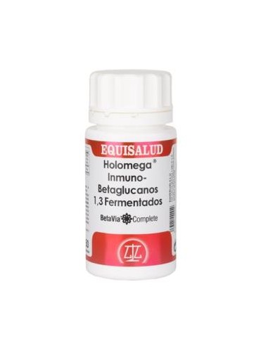 HOLOMEGA INMUNO BETAGLUCANOS 1,3 fermentados 50cap EQUISALUD