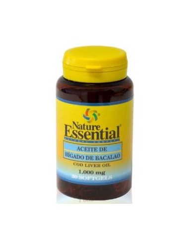 ACEITE DE HIGADO DE BACALAO 1000mg. 30perlas NATURE ESSENTIAL