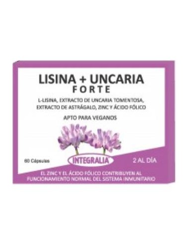 LISINA + UNCARIA FORTE 60cap. INTEGRALIA