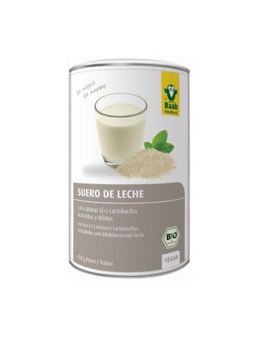 SUERO DE LECHE DULCE NATURAL polvo 450gr. BIO SG RAAB VITALFOOD