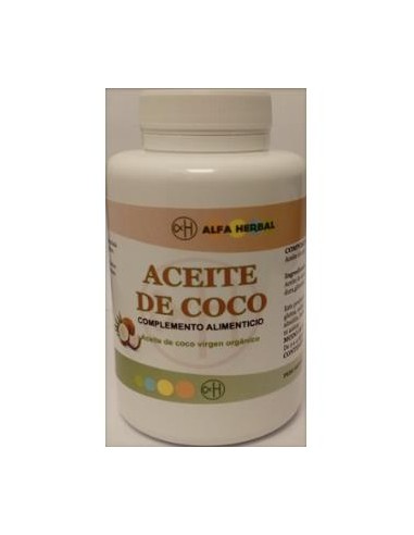 ACEITE DE COCO 120cap. ALFA HERBAL