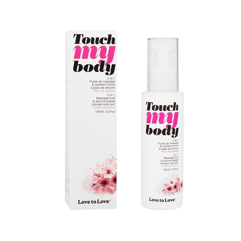 Lubricante y masaje 2 en 1 aroma Flor de cerezo 100ml Love to Love