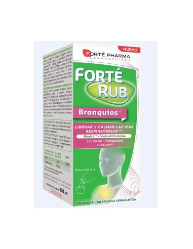 FORTE RUB BRONQUIOS jarabe 200ml. FORTE PHARMA