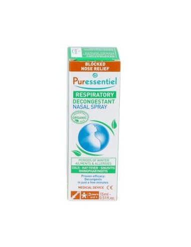 SPRAY NASAL DESCONGESTIVO 15ml. PURESSENTIEL