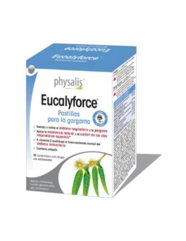 EUCALYFORCE pastillas garganta 30comp. PHYSALIS