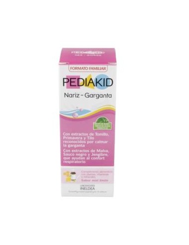 PEDIAKID nariz-garganta jarabe 250ml. INELDEA