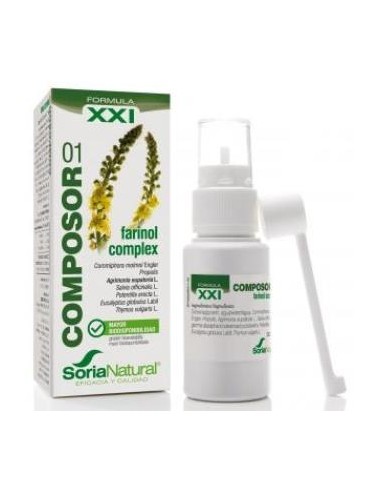 COMPOSOR 01 farinol complex XXI 30ml. spray SORIA NATURAL