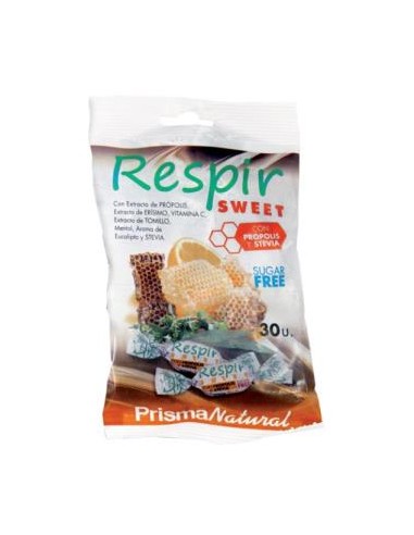 RESPIR SWEETS caramelos bolsa 30ud. PRISMA NATURAL