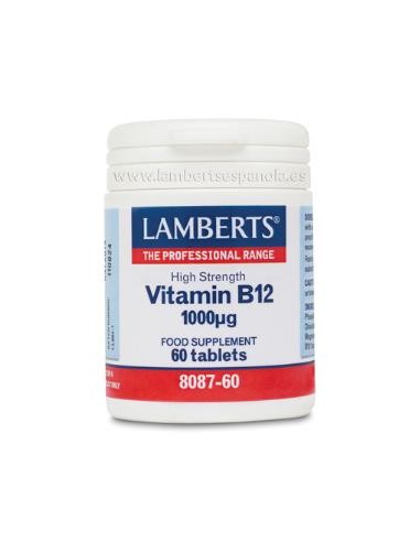 VITAMINA B12 1.000 mcg. 60 comp. LAMBERTS