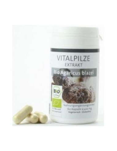 CHAMPIÑON DEL SOL (agaricus blazei) BIO 60cap. PILZE WOLHRAB