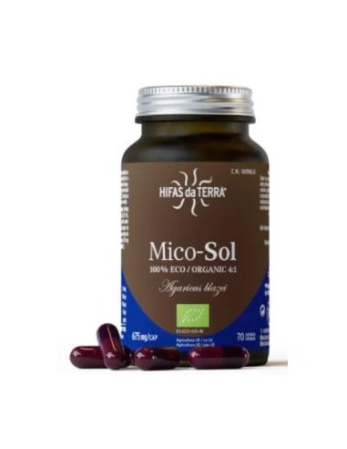 MICO SOL (champiñon del sol) HDT 70cap. HIFAS DA TERRA