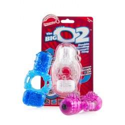 Doble anillo vibrador Big O2. Disfurta de la doble estimulación!