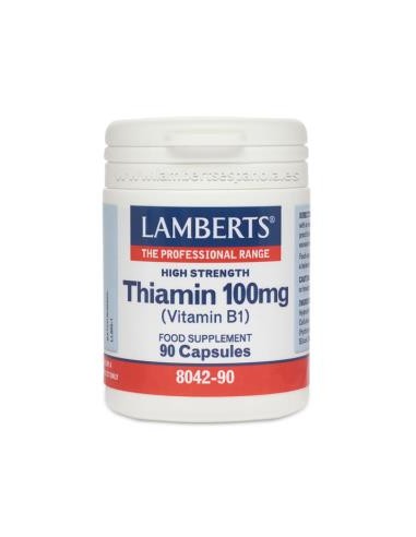 VITAMINA B-1 100 mg.(Tiamina) 90 cap. LAMBERTS