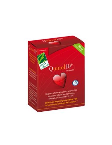 QUINOL 10 50mg. 60perlas CIEN POR CIEN NATURAL