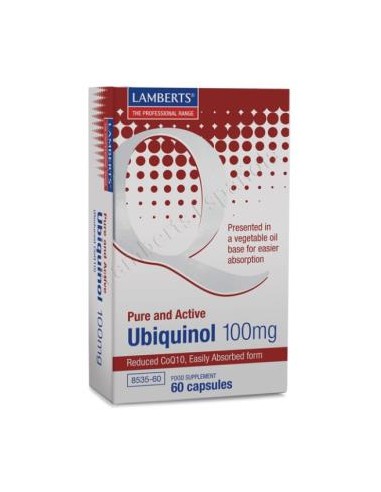 UBIQUINOL 100mg. 60cap. LAMBERTS