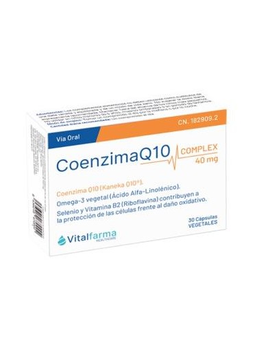 COENZIMA Q10 complex 40mg. 30cap. VITALFARMA