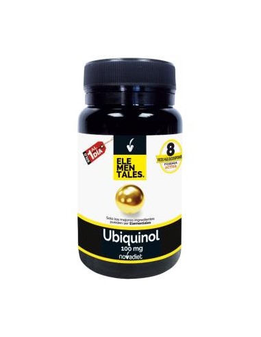 UBIQUINOL 100mg. 30cap. ELEMENTALES NOVADIET