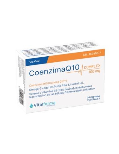 COENZIMA Q10 complex 100mg. 30vcap. VITALFARMA