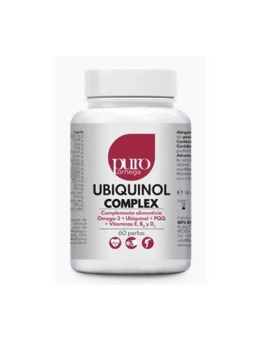 PURO OMEGA UBIQUINOL COMPLEX 60perlas