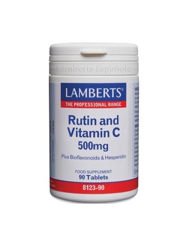 RUTIN + VIT. C + BIOFLAVONOIDES 90comp. LAMBERTS