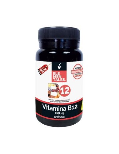 VITAMINA B12 100mcg 120comp. ELEMENTALES NOVADIET