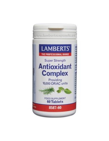 COMPLEJO DE ANTIOXIDANTES alta potencia 60comp. LAMBERTS