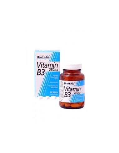 VIT B3 niacinamida 90comp. HEALTH AID