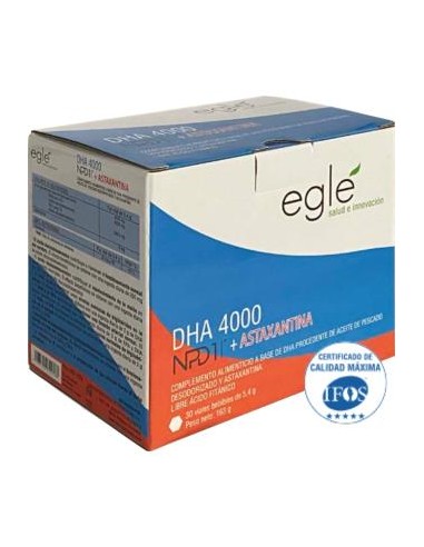 DHA 4000 NPD1 + astaxantina 30x5ml. EGLE