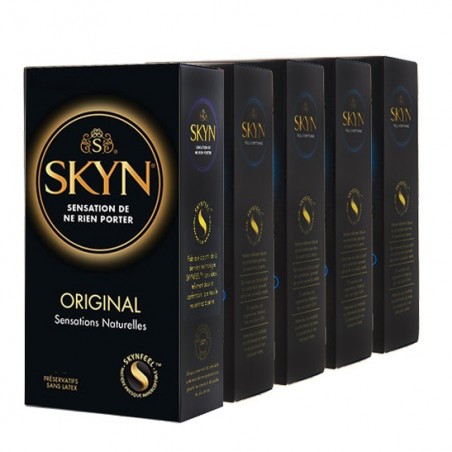 Pack de 60 preservativos Skyn Original, 36 ud gratis!