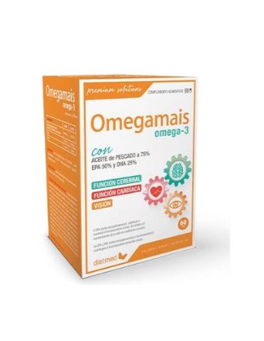 OMEGAMAIS omega 3 60perlas. DIETMED