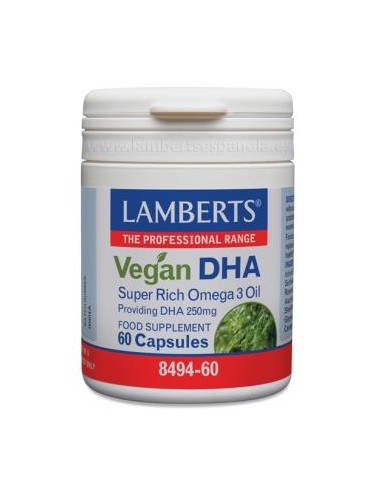 DHA vegano 60cap. LAMBERTS