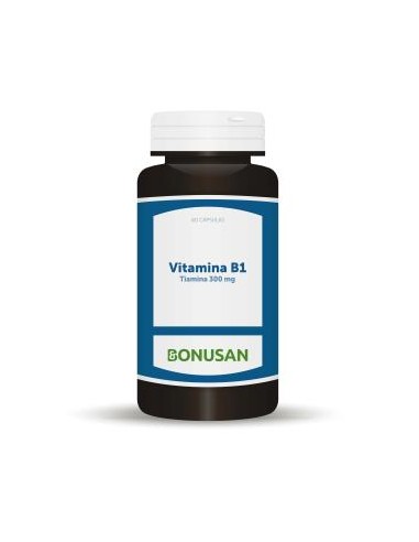 VITAMINA B1 tiamina 300mg. 60cap. BONUSAN