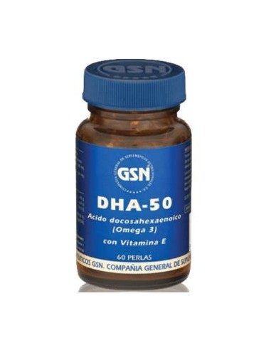 DHA 50 (omega 3 500mg.) 60perlas GSN