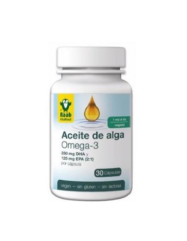 ACEITE DE ALGA omega 3 1183mg 30cap. SG VEGAN RAAB VITALFOOD