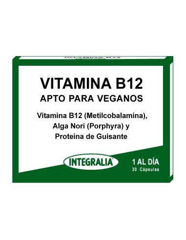 VITAMINA B12 30cap. INTEGRALIA