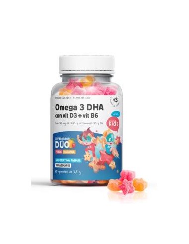 SENDA KIDS OMEGA 3 DHA con vit D3+vit B6 60gummies HERBORA