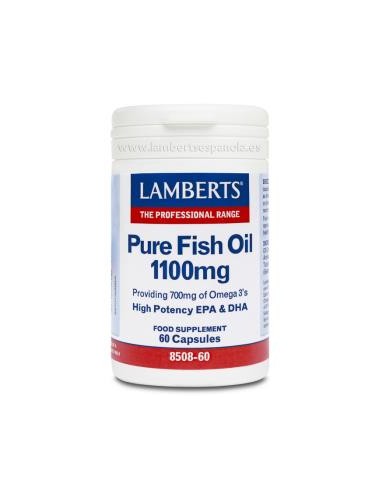 ACEITE DE PESCADO PURO-OMEGA 3 ALTA POT. 60perla LAMBERTS