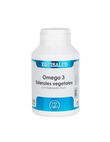 OMEGA 3 ESTEROLES VEGETALES vit K2, D3, E 120cap EQUISALUD